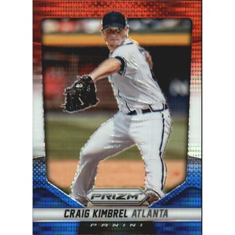2014 Panini Prizm Prizms Red White and Blue Pulsar #109 Craig Kimbrel