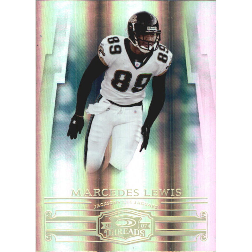 2007 Donruss Threads Gold Holofoil #131 Marcedes Lewis