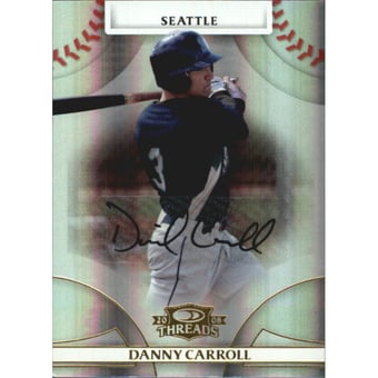 2008 Donruss Threads Signatures Gold #92 Danny Carroll/999