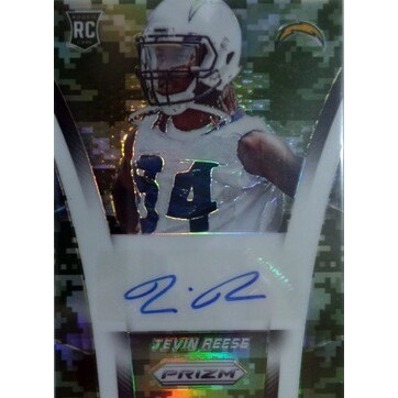 2014 Panini Prizm Rookie Autographs Prizms Camo #ARTR1 Tevin Reese/125. rookie card picture