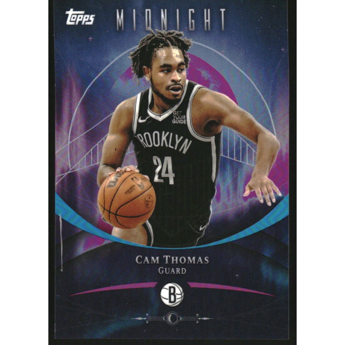 2025-26 Topps Midnight Zodiac #3 Cam Thomas. rookie card picture