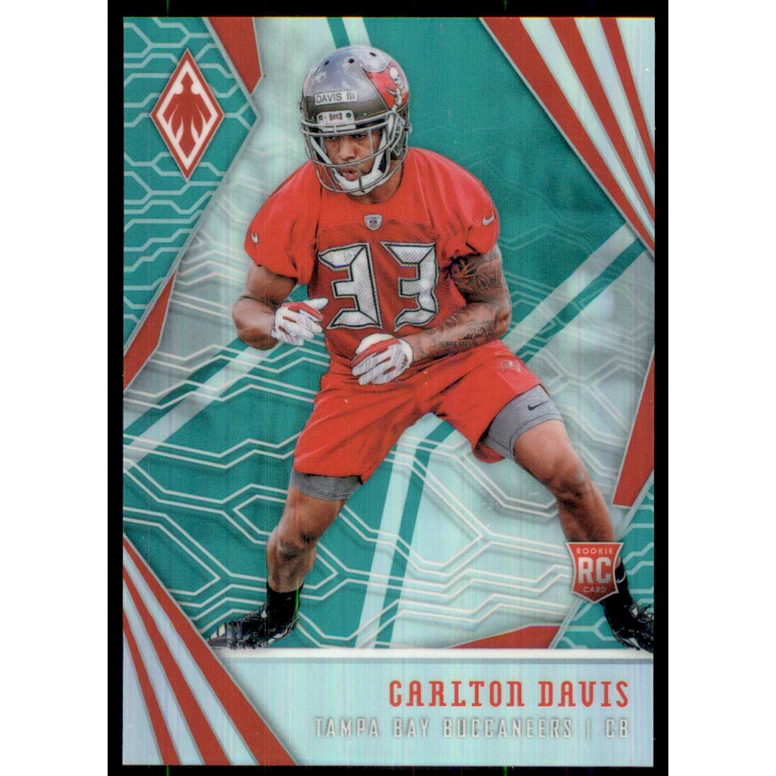 2018 Panini Phoenix Green #160 Carlton Davis. rookie card picture