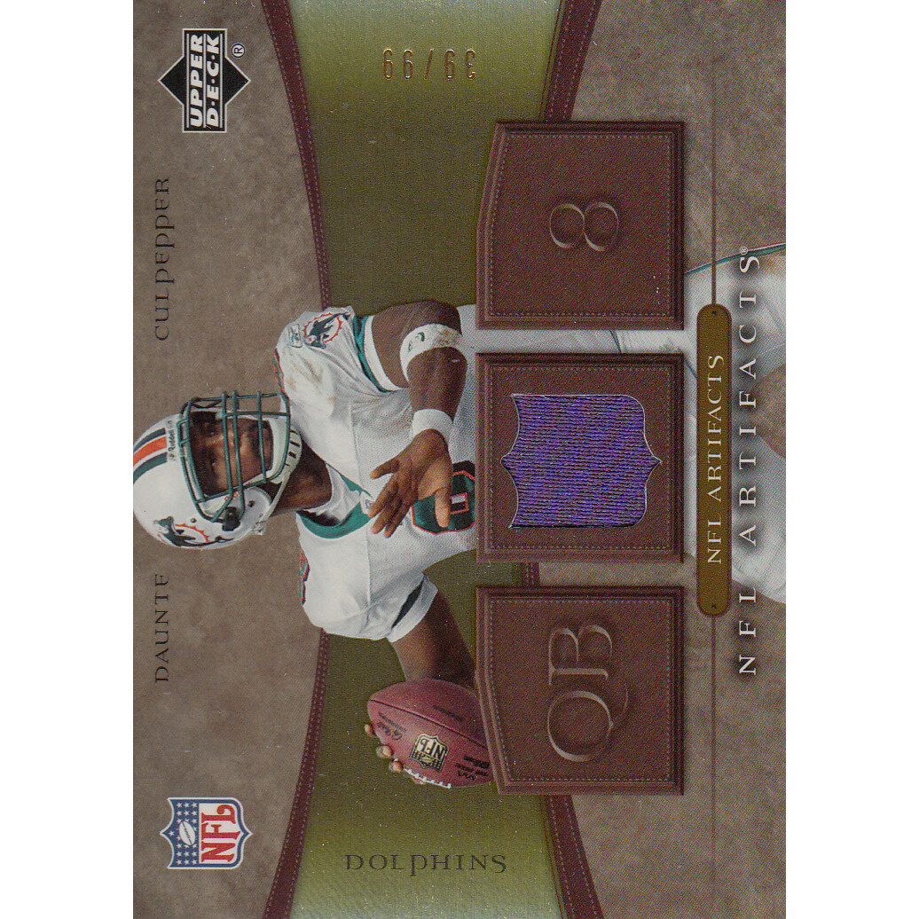 2007 Artifacts NFL Artifacts Gold #NFLDC Daunte Culpepper