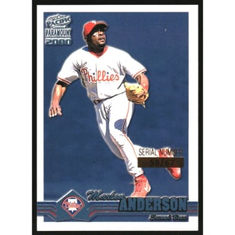 2000 Paramount Platinum Blue #176 Marlon Anderson