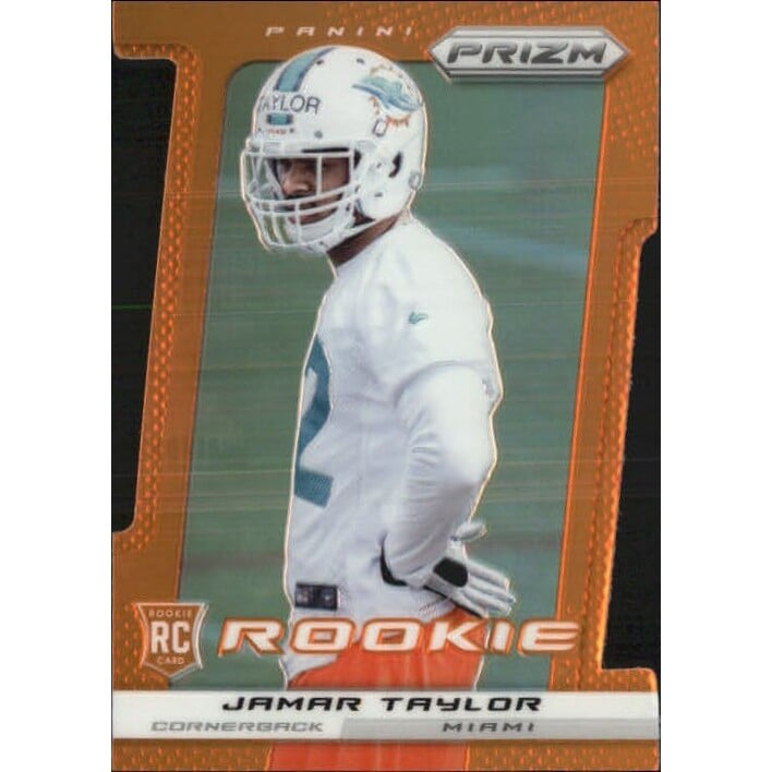 2013 Panini Prizm Prizms Orange Die Cut #240 Jamar Taylor. rookie card picture