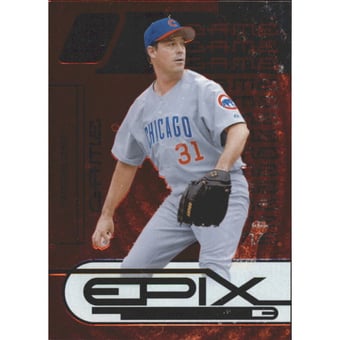 2005 Zenith Epix Orange Game #19 Greg Maddux