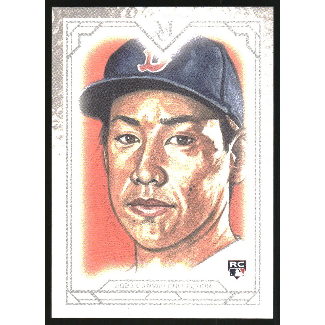 2023 Topps Museum Collection Canvas Collection Reprints #CCR48 Masataka Yoshida. rookie card picture