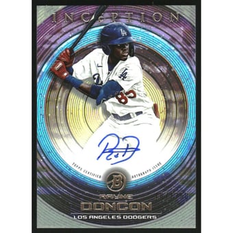 2022 Bowman Inception Autographs #PARDN Rayne Doncon/250