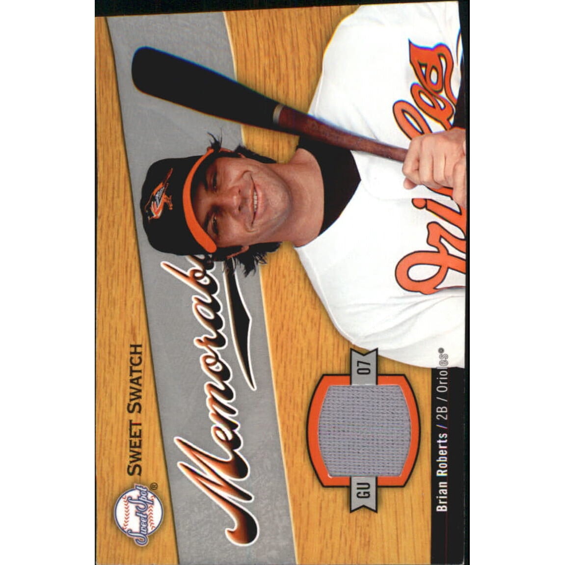 2007 Sweet Spot Sweet Swatch Memorabilia #SWBR Brian Roberts