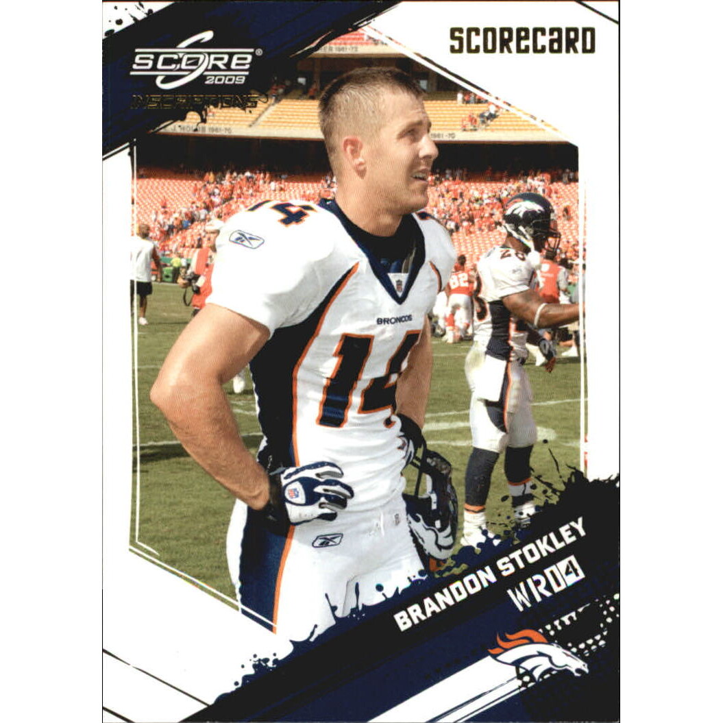 2009 Score Inscriptions Scorecard #85 Brandon Stokley