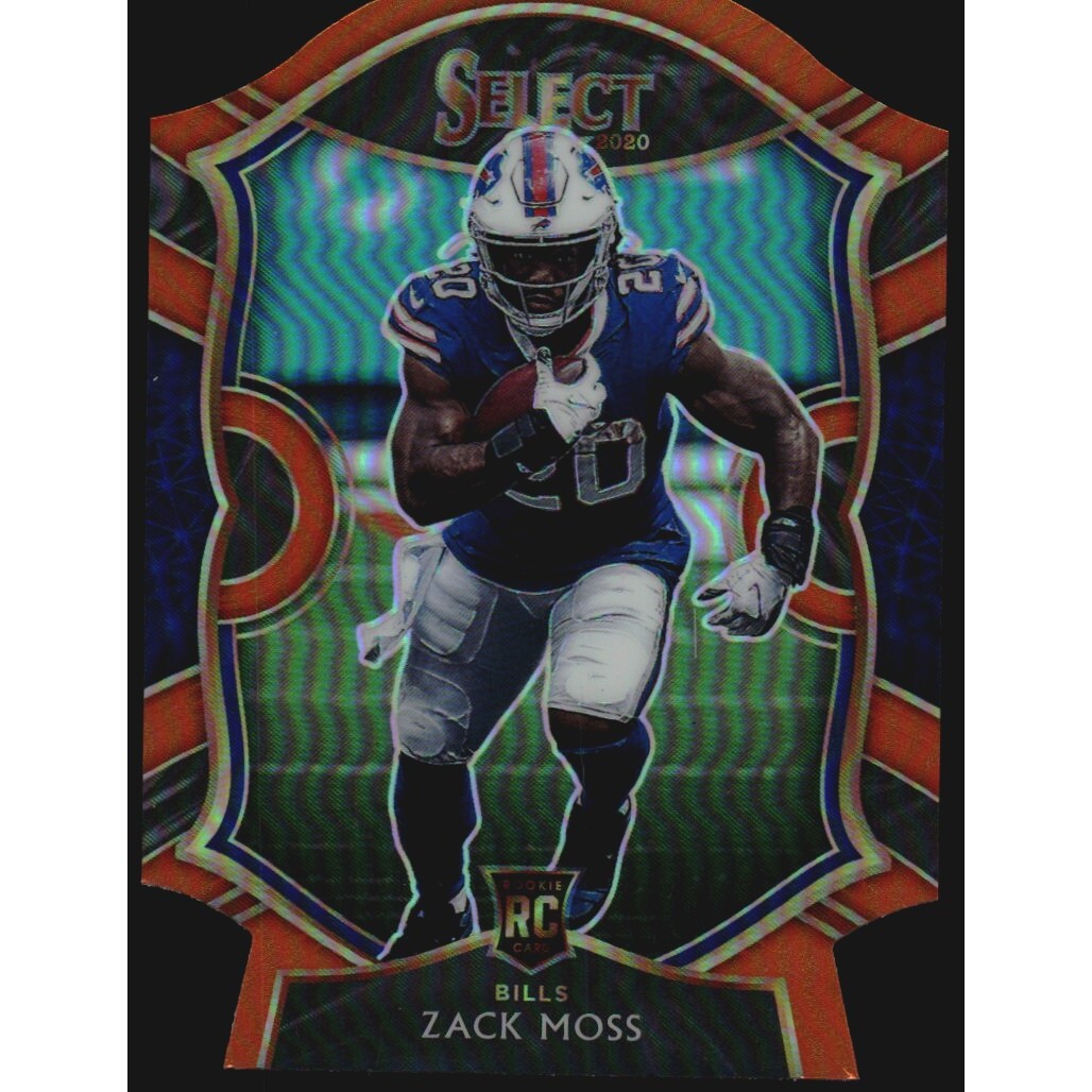 2020 Select Prizm Orange Die Cut #69 Zack Moss 2020 Select Prizm Orange Die Cut #69 Zack Moss