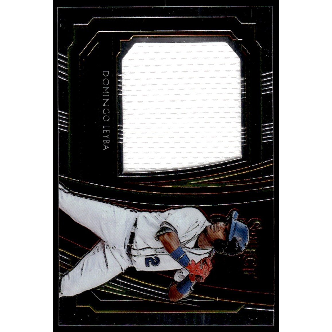 2020 Select Rookie Jumbo Swatch #24 Domingo Leyba 2020 Select Rookie Jumbo Swatch #24 Domingo Leyba