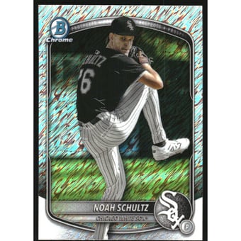 2025 Bowman Chrome Prospects Shimmer Refractors #BCP177 Noah Schultz