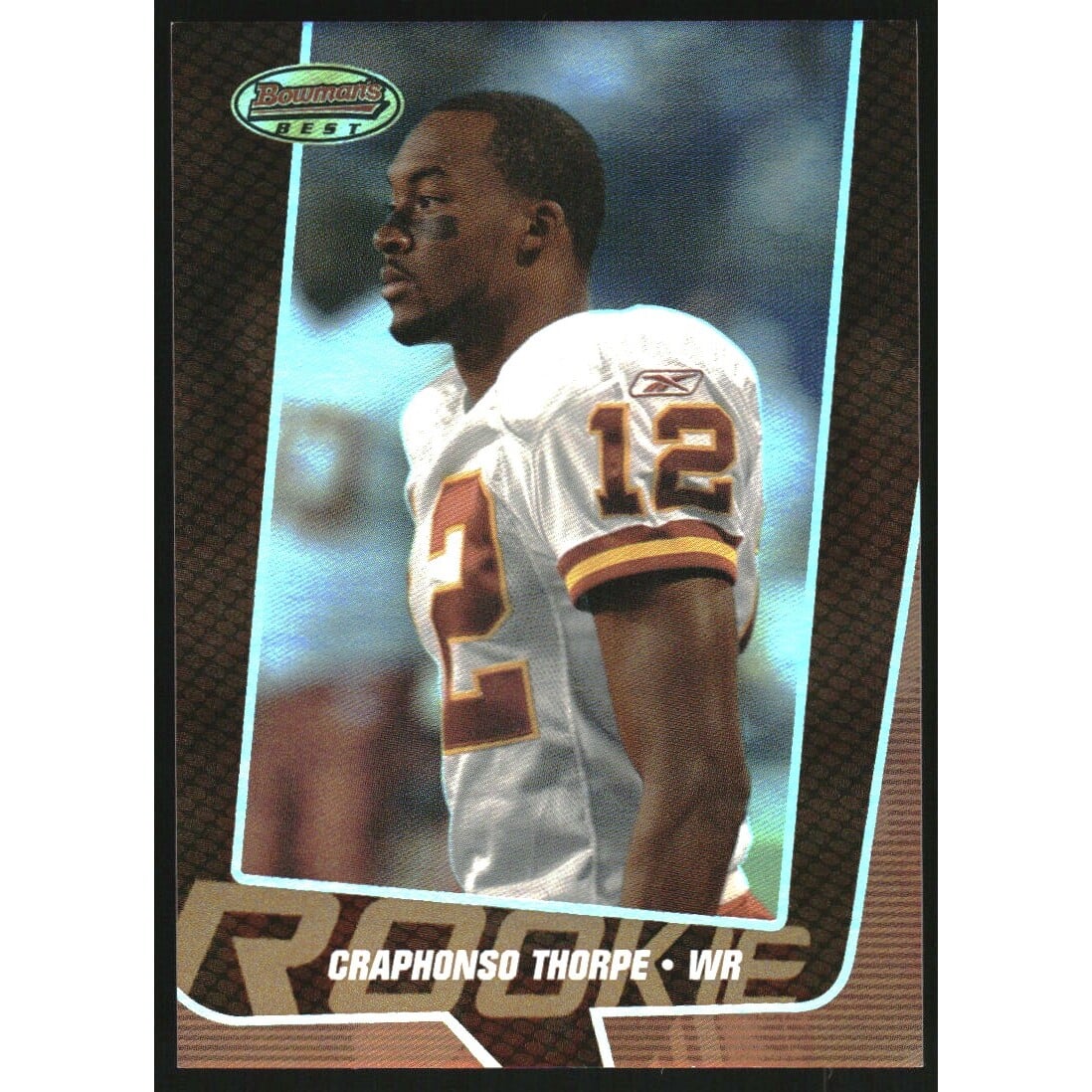 2005 Bowman's Best Bronze #64 Craphonso Thorpe. rookie card picture
