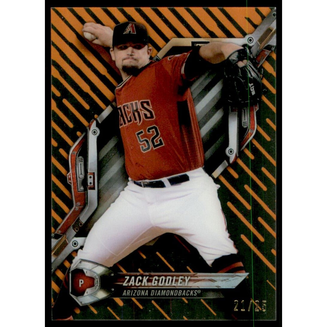2018 Topps High Tek Orange #HTZG Zack Godley B. rookie card picture