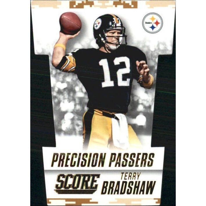 2015 Score Precision Passers Desert Camo #14 Terry Bradshaw