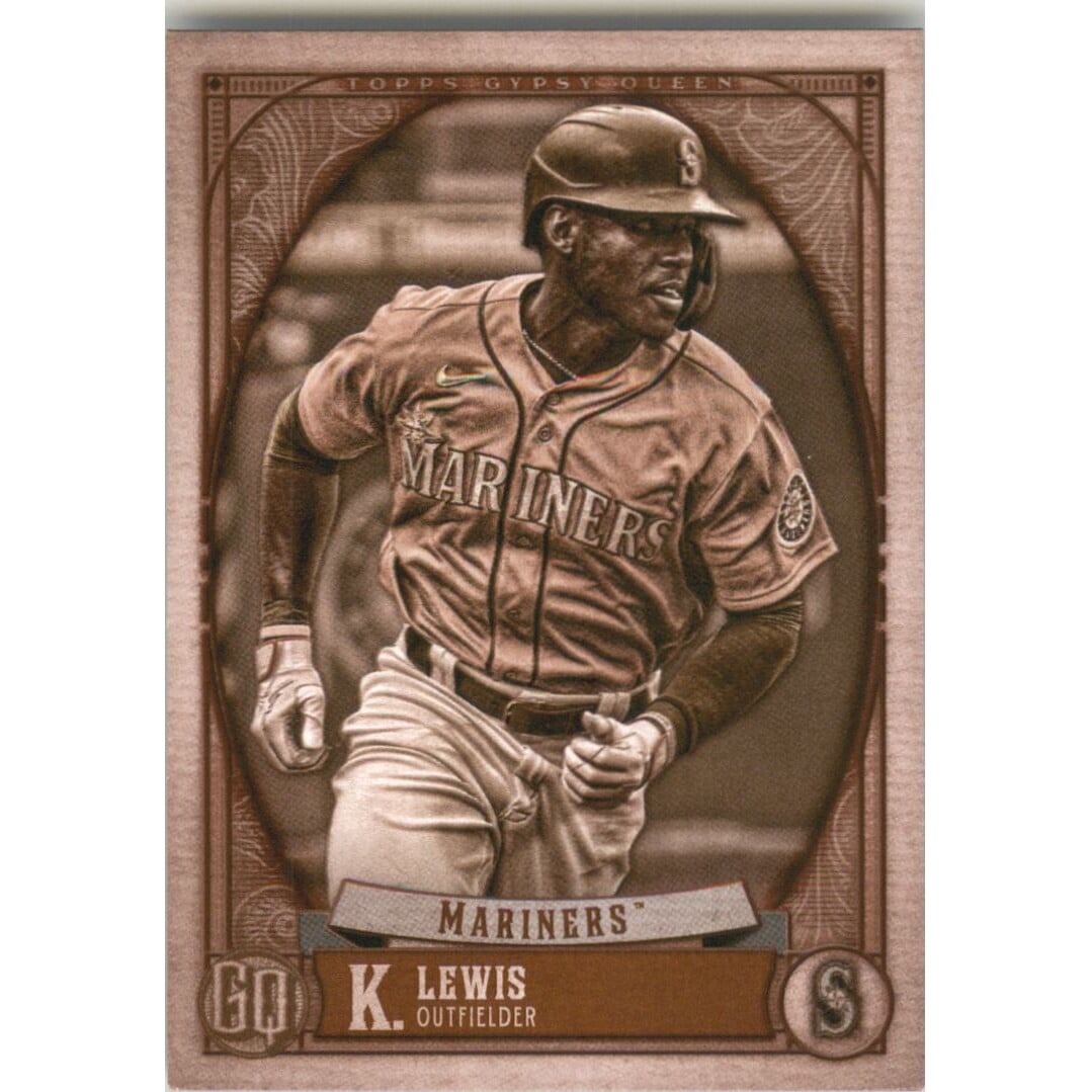 2021 Topps Gypsy Queen Sepia #251 Kyle Lewis. rookie card picture