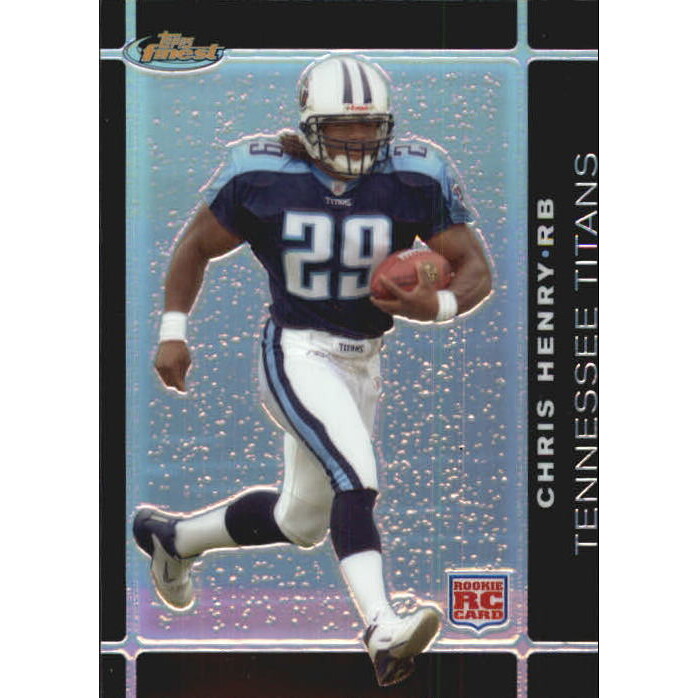 2007 Finest Black Refractors #122 Chris Henry RB