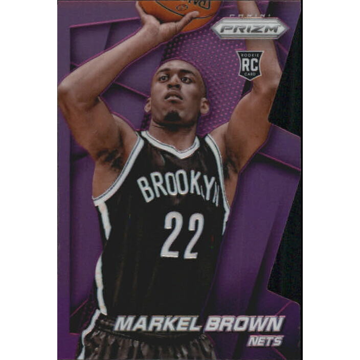 2014-15 Panini Prizm Prizms Purple Die Cut #285 Markel Brown 2014-15 Panini Prizm Prizms Purple Die Cut #285 Markel Brown