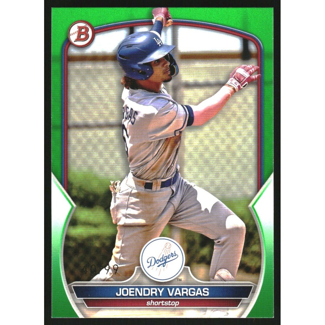 2023 Bowman Draft Green #BD74 Joendry Vargas