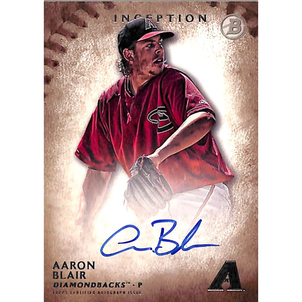 2015 Bowman Inception Prospect Autographs #PAAB Aaron Blair