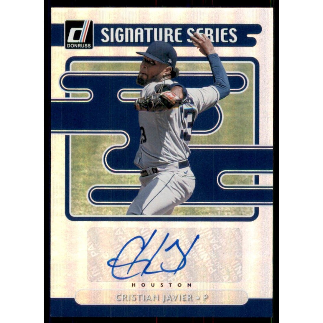 2021 Donruss Signature Series #47 Cristian Javier. rookie card picture