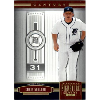 2005 Donruss Signature Century Proofs Gold #49 Chris Shelton