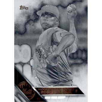 2016 Topps Update Black and White Negative #US293 Hansel Robles
