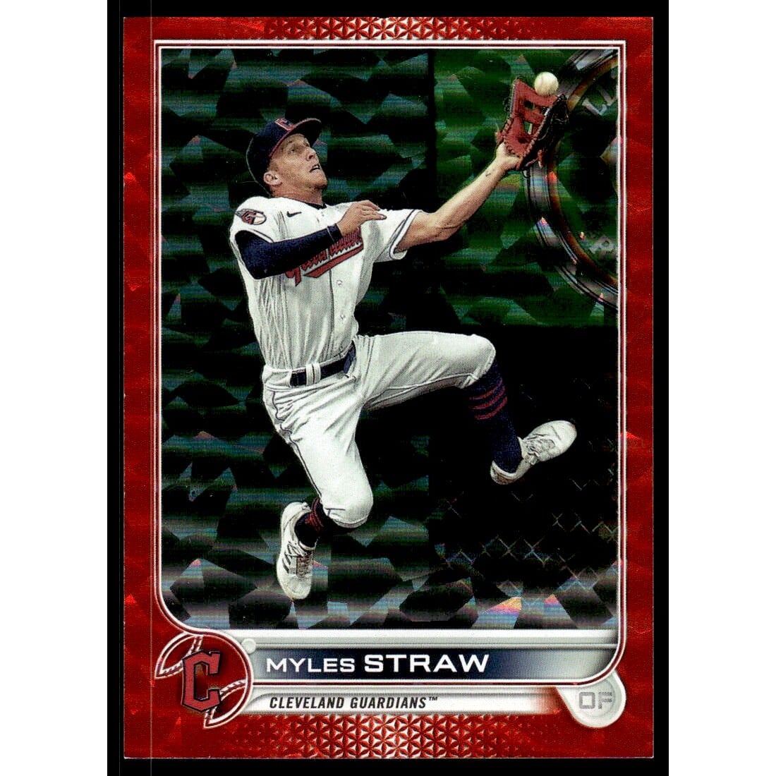 2022 Topps Orange Foilboard #654 Myles Straw