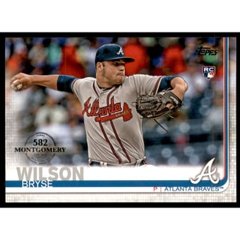 2019 Topps Factory Set 582 Montgomery #641 Bryse Wilson