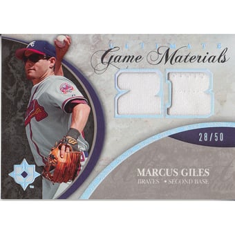 2006 Ultimate Collection Game Materials #MG Marcus Giles Jsy
