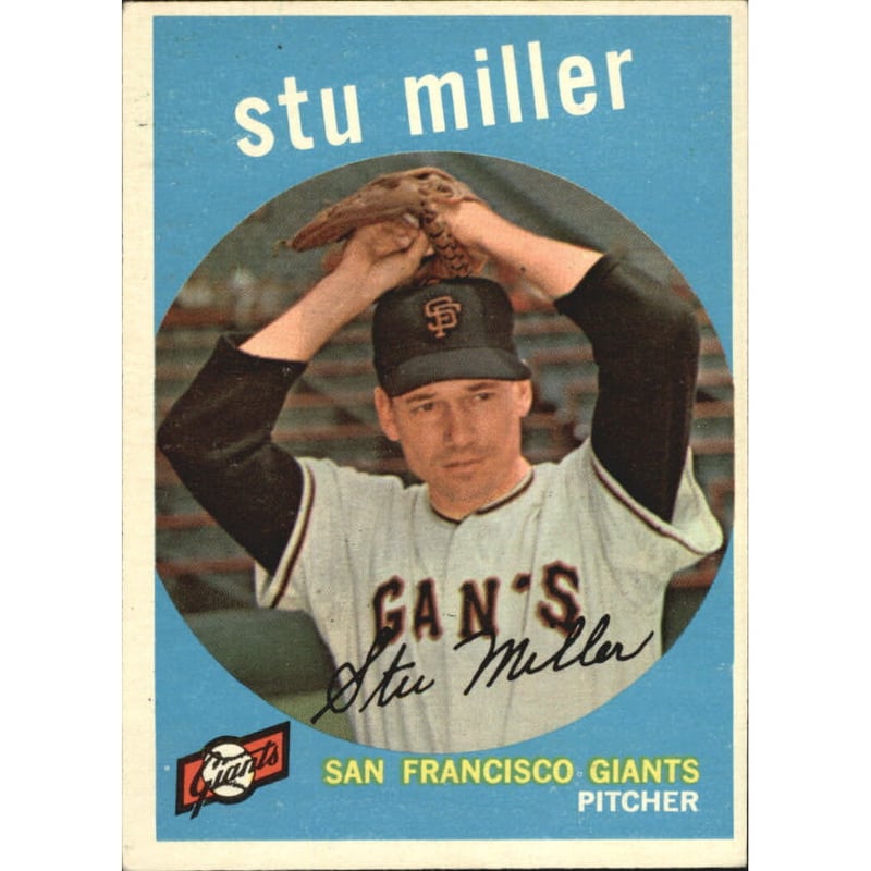 1959 Topps #183 Stu Miller