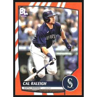2023 Topps Big League Electric Orange #122 Cal Raleigh