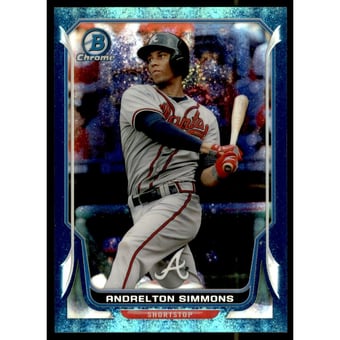 2014 Bowman Chrome Bubble Refractors #149 Andrelton Simmons