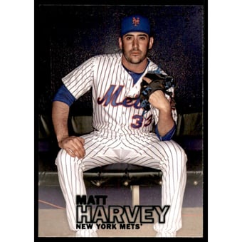2016 Stadium Club Black #139 Matt Harvey