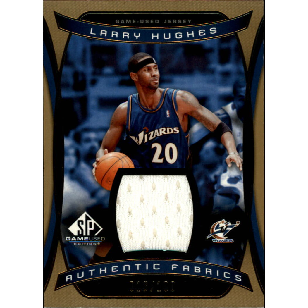 2004-05 SP Game Used Authentic Fabrics Gold #LH Larry Hughes