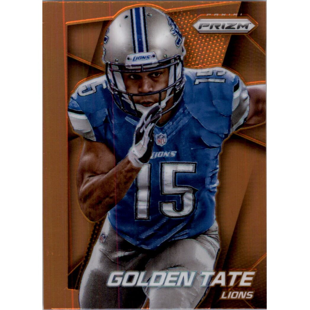 2014 Panini Prizm Prizms Orange #117 Golden Tate. rookie card picture