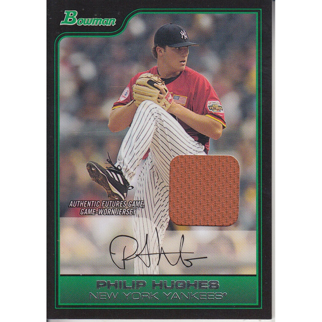 2006 Bowman Draft Future's Game Prospects Relics #19 Philip Hughes Jsy B. rookie card picture
