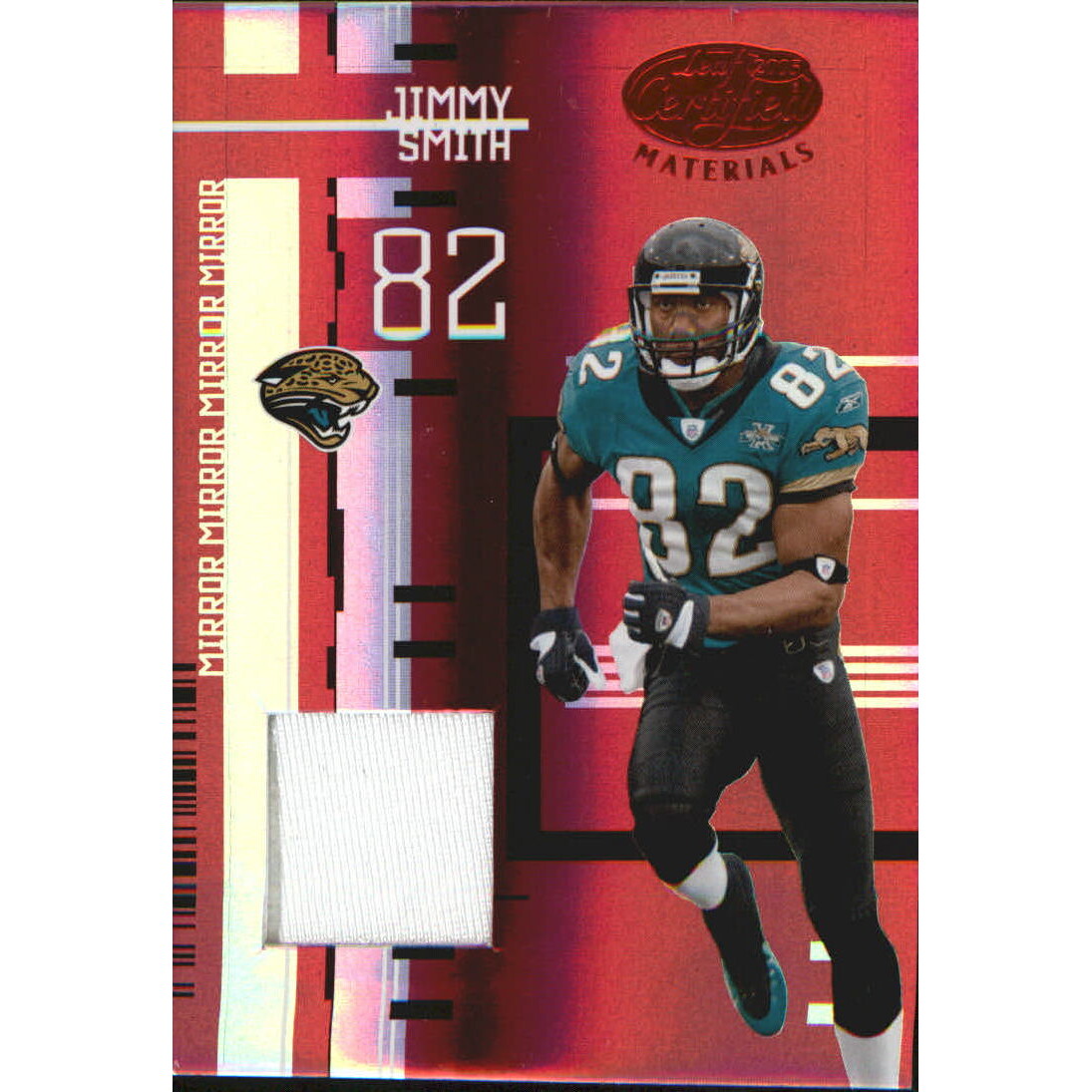 2005 Leaf Certified Materials Mirror Red Materials #57 Jimmy Smith