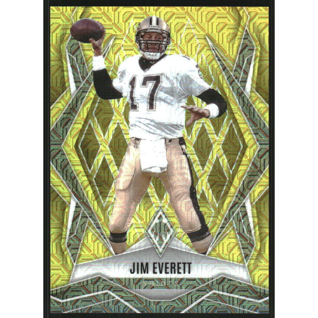 2025 Panini Phoenix Yellow Mojo #141 Jim Everett. rookie card picture