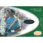 2001 Leaf Certified Materials #131 Abraham Nunez FF Spikes