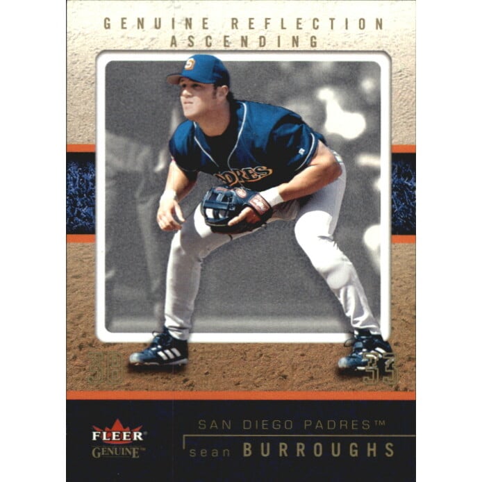 2003 Fleer Genuine Reflection Ascending #47 Sean Burroughs/47. rookie card picture