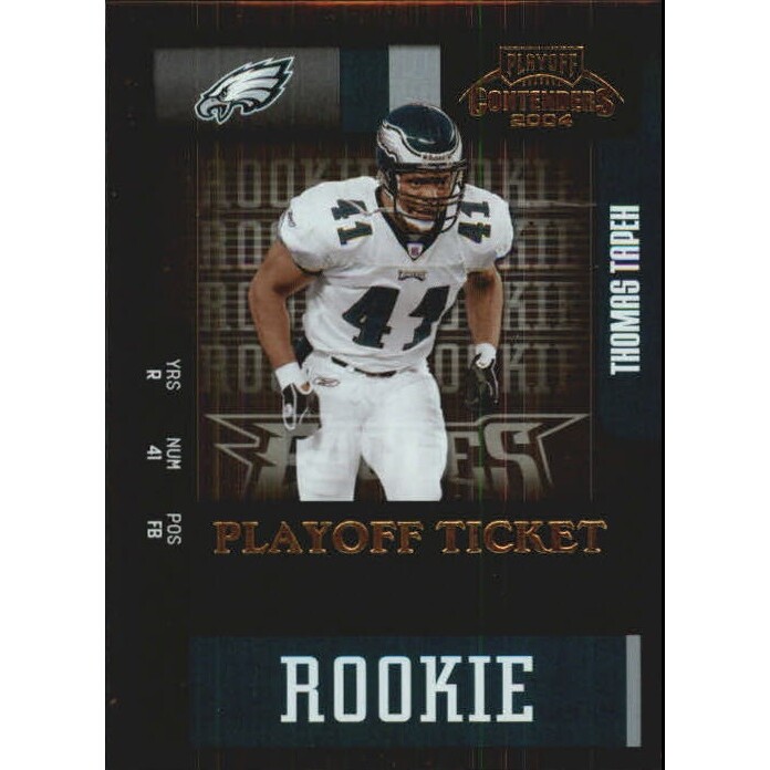 2004 Playoff Contenders Playoff Ticket #187 Thomas Tapeh