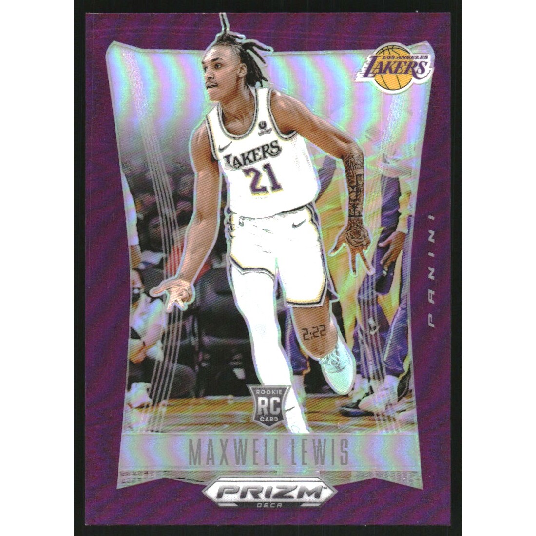 2023-24 Panini Prizm Deca Prizms Purple #15 Maxwell Lewis