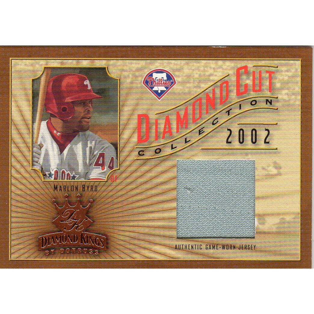 2002 Diamond Kings Diamond Cut Collection #DC49 Marlon Byrd Jsy/500