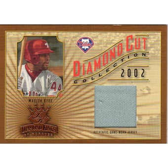 2002 Diamond Kings Diamond Cut Collection #DC49 Marlon Byrd Jsy/500