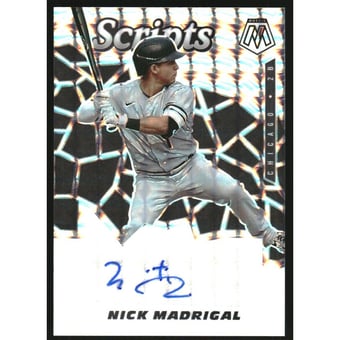 2021 Panini Mosaic Scripts #9 Nick Madrigal