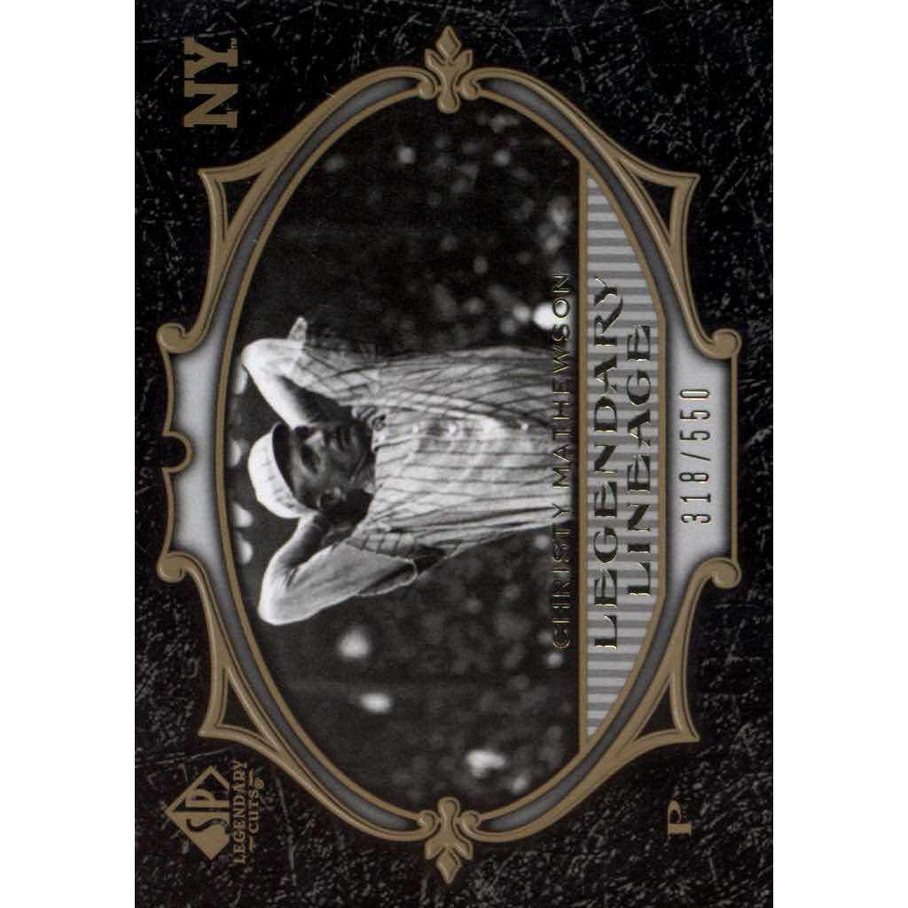 2007 SP Legendary Cuts #166 Christy Mathewson LL