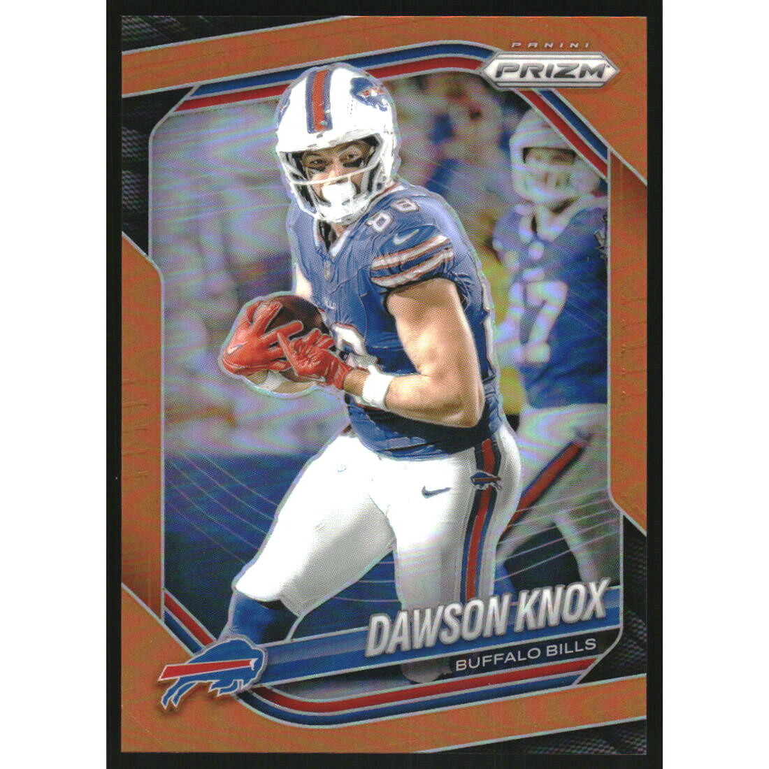 2025 Panini Prizm Prizms Orange #65 Dawson Knox
