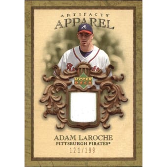 2007 Artifacts MLB Apparel #AL Adam LaRoche